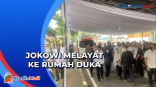 Jokowi dan Iriana Melayat...