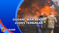 Kebakaran Ludeskan Gudang...