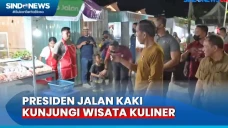 Momen Jokowi Jalan Kaki...