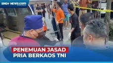 Jasad Pria Berkaos TNI...