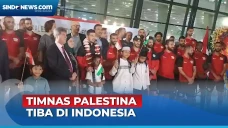 Timnas Palestina Tiba...