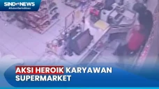 Aksi Heroik Karyawan...