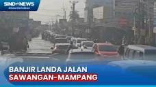 Kali Licin Meluap! Jalan...