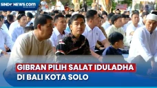 Jokowi Salat Idul Adha...