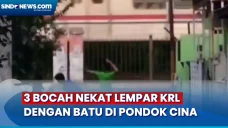 Lempar Kaca KRL dengan...