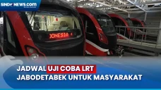 Uji Coba LRT Jabodetabek...