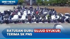 Bahagia! Ratusan Guru...