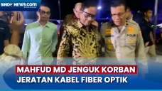 Datangi RS Polri, Mahfud...