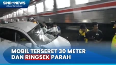 Minibus Tertabrak Kereta...