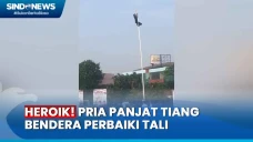 Inilah Aksi Pria Panjat...