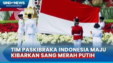 Detik-detik Tim Paskibraka...