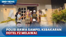 Olah TKP Kebakaran Hotel...