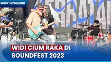 Aksi Widi Cium Raka...