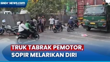 Truk Tabrak Pengendara...