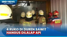 4 Ruko Dilalap Api di...