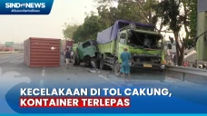 Ngeri! Kontainer Terlepas...