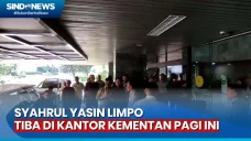 Mentan SYL Tiba di Kantor...