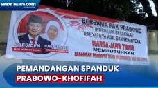 Spanduk Prabowo-Khofifah...