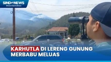 Karhutla di Lereng Gunung...