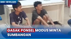 Aksi Pencuri Gasak Ponsel...