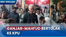 Ditemani Istri, Ganjar-Mahfud...