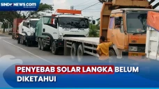 Puluhan Truk Antre Solar...