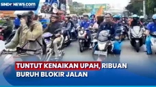 Ribuan Buruh Blokir...
