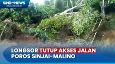 Longsor Tutup Jalan...