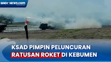 Ratusan Roket Diluncurkan...