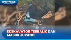 Detik-Detik Ekskavator...
