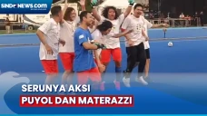 Aksi Seru Carles Puyol...