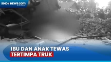 Truk Terguling Menimpa...