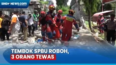 Tembok SPBU di Jakarta...