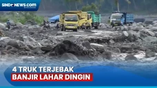 Hujan Deras, 4 Truk...