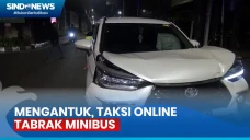 Akibat Mengantuk, Taksi...