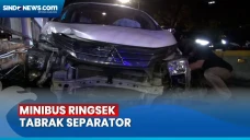 Tabrak Separator Bus...