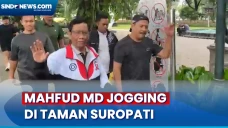 Mahfud MD Jogging di...