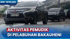 Ribuan Pemudik Padati...