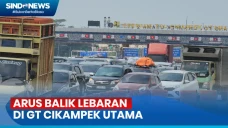 H+4 Lebaran, Lalin di...