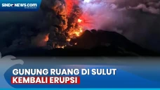 Gunung Ruang di Sulawesi...