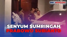 Momen Prabowo Senyum...