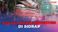 Truk Kontainer Tabrak...