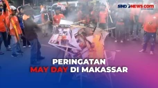 Ratusan Buruh Bakar...
