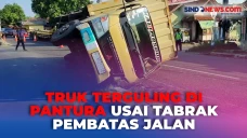 Truk Bermuatan Air Minuman...