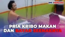 Viral Pria Kribo Makan...