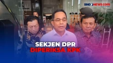 Sekjen DPR Usai Diperiksa...