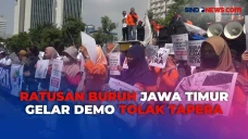 Ratusan Buruh Jawa Timur...