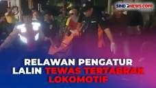 Tragis, Tertabrak Lokomotif...