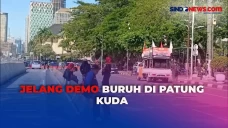 Jelang Demo Buruh di...