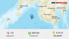 Gempa M 7,0 di Tahuna...